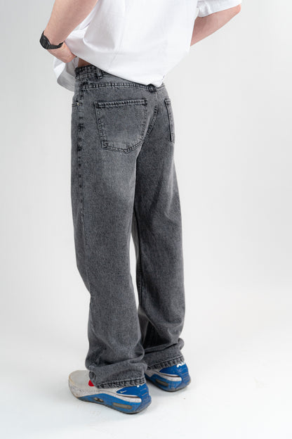 DARK GREY BAGGY JEANS UNISEX