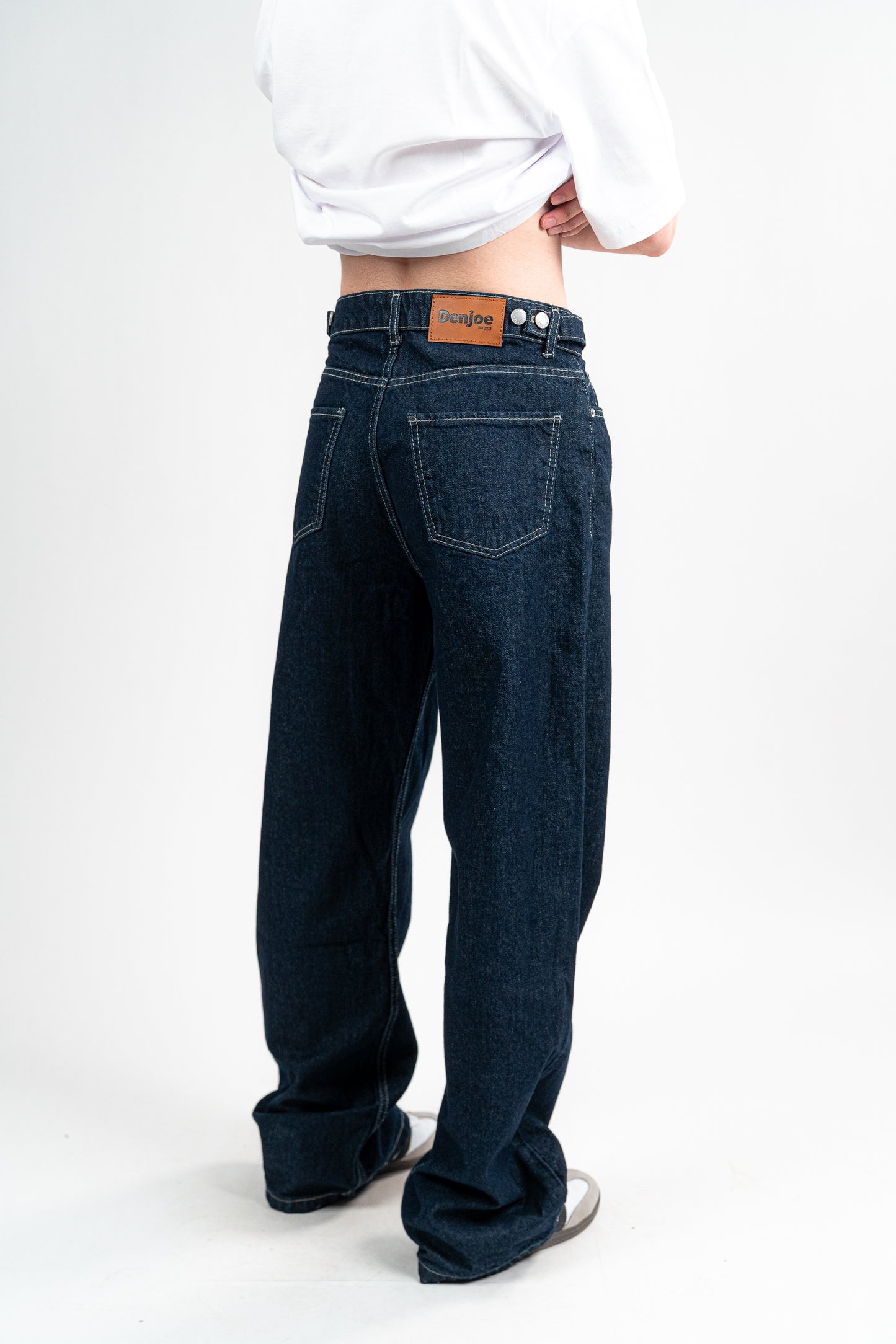 DARK NAVY BAGGY JEANS UNISEX