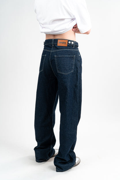 DARK NAVY BAGGY JEANS UNISEX