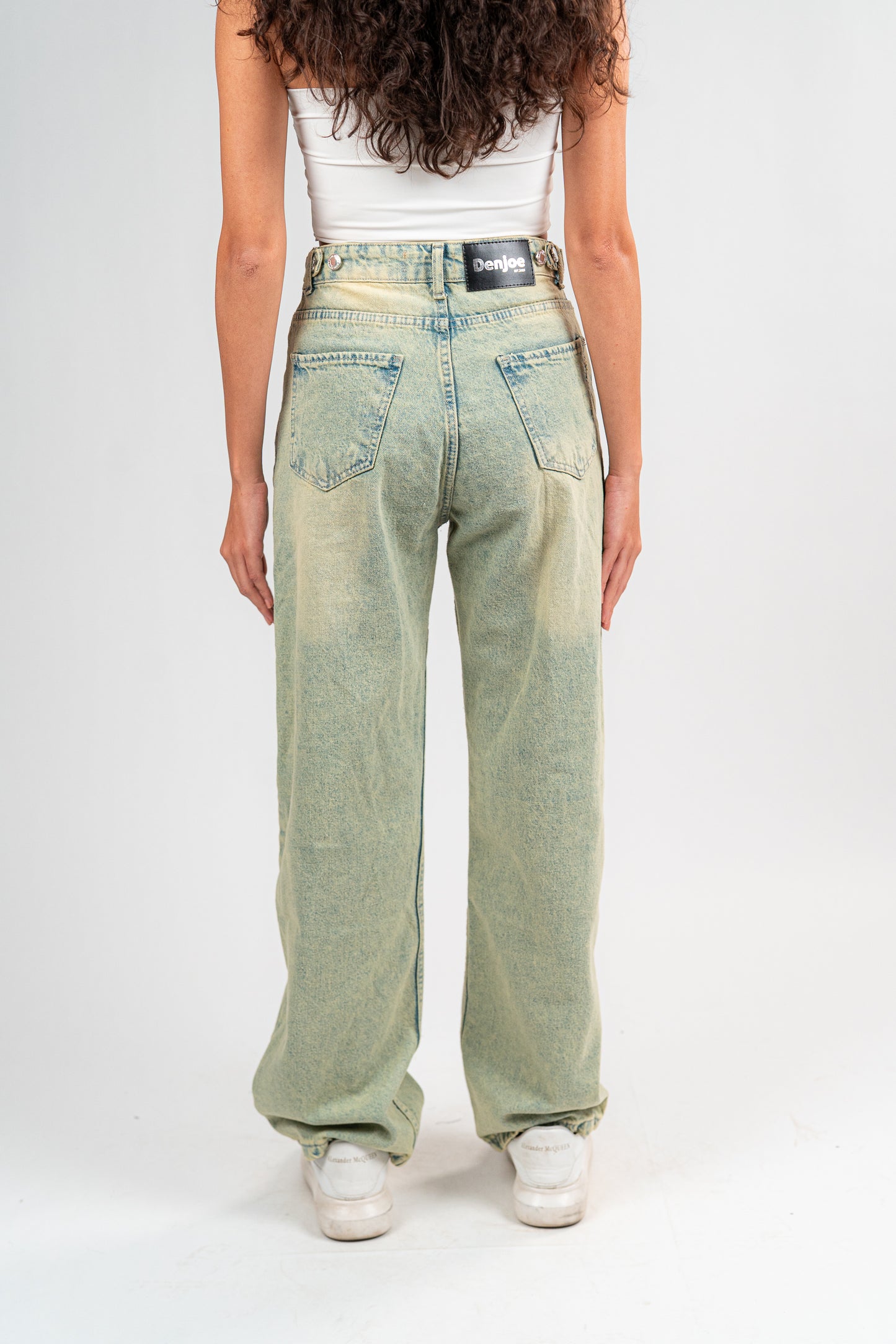 GREENISH BAGGY JEANS UNISEX