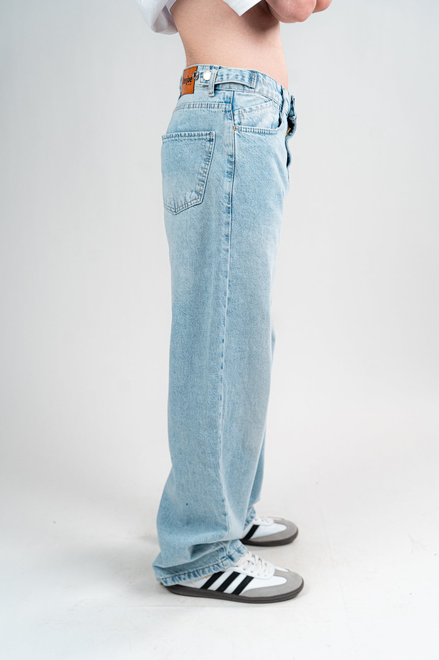 PALE INDIGO BAGGY JEANS UNISEX