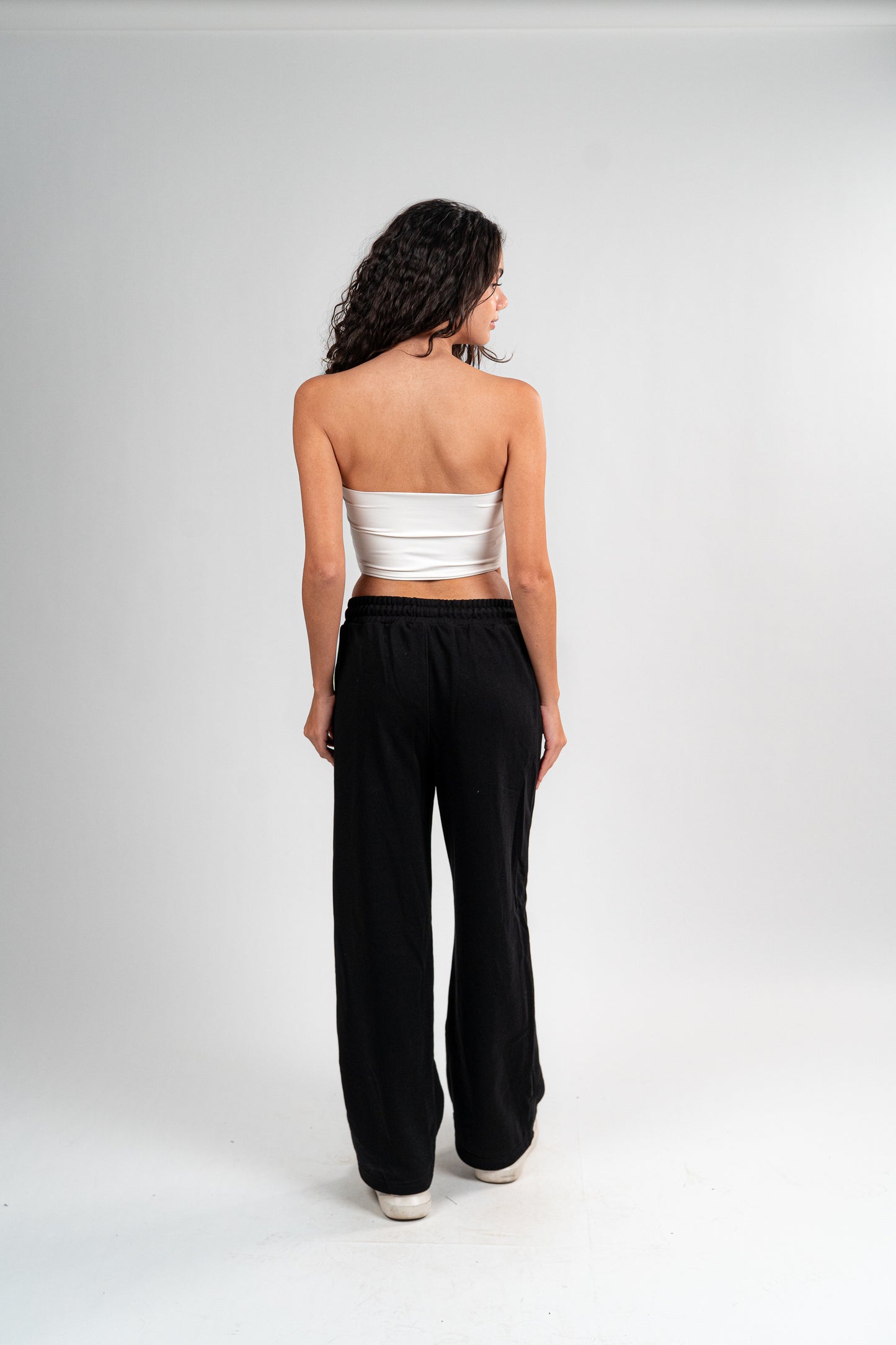 Black Sweatpants Unisex Loose Fit