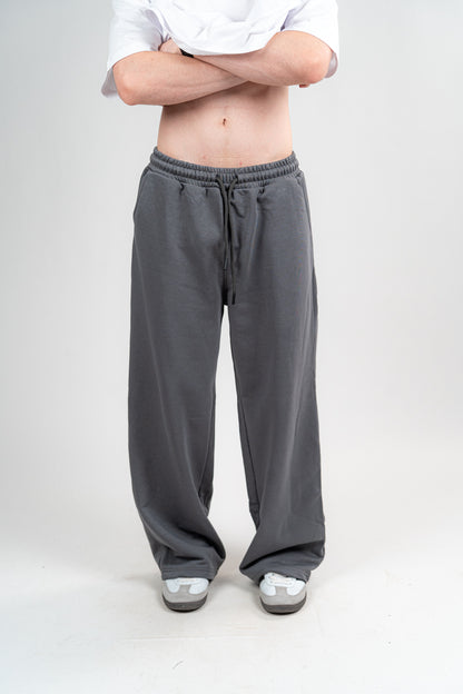 Dark Grey Sweatpants Unisex Loose Fit