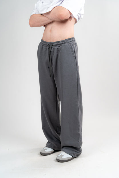 Dark Grey Sweatpants Unisex Loose Fit