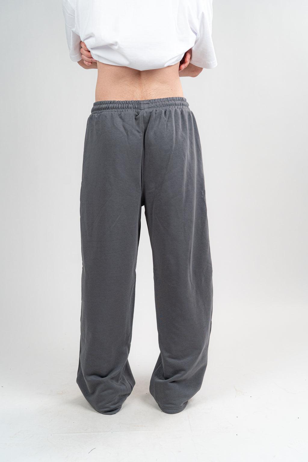 Dark Grey Sweatpants Unisex Loose Fit