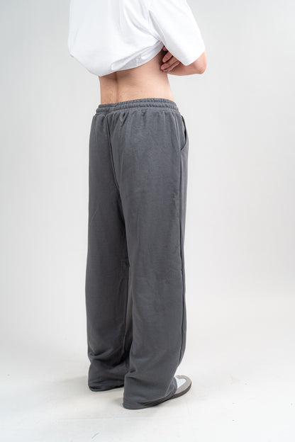 Dark Grey Sweatpants Unisex Loose Fit
