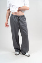 Dark Grey Sweatpants Unisex Loose Fit
