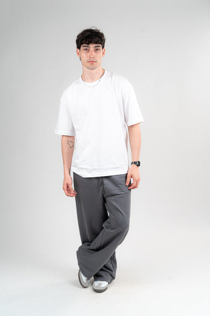 Dark Grey Sweatpants Unisex Loose Fit