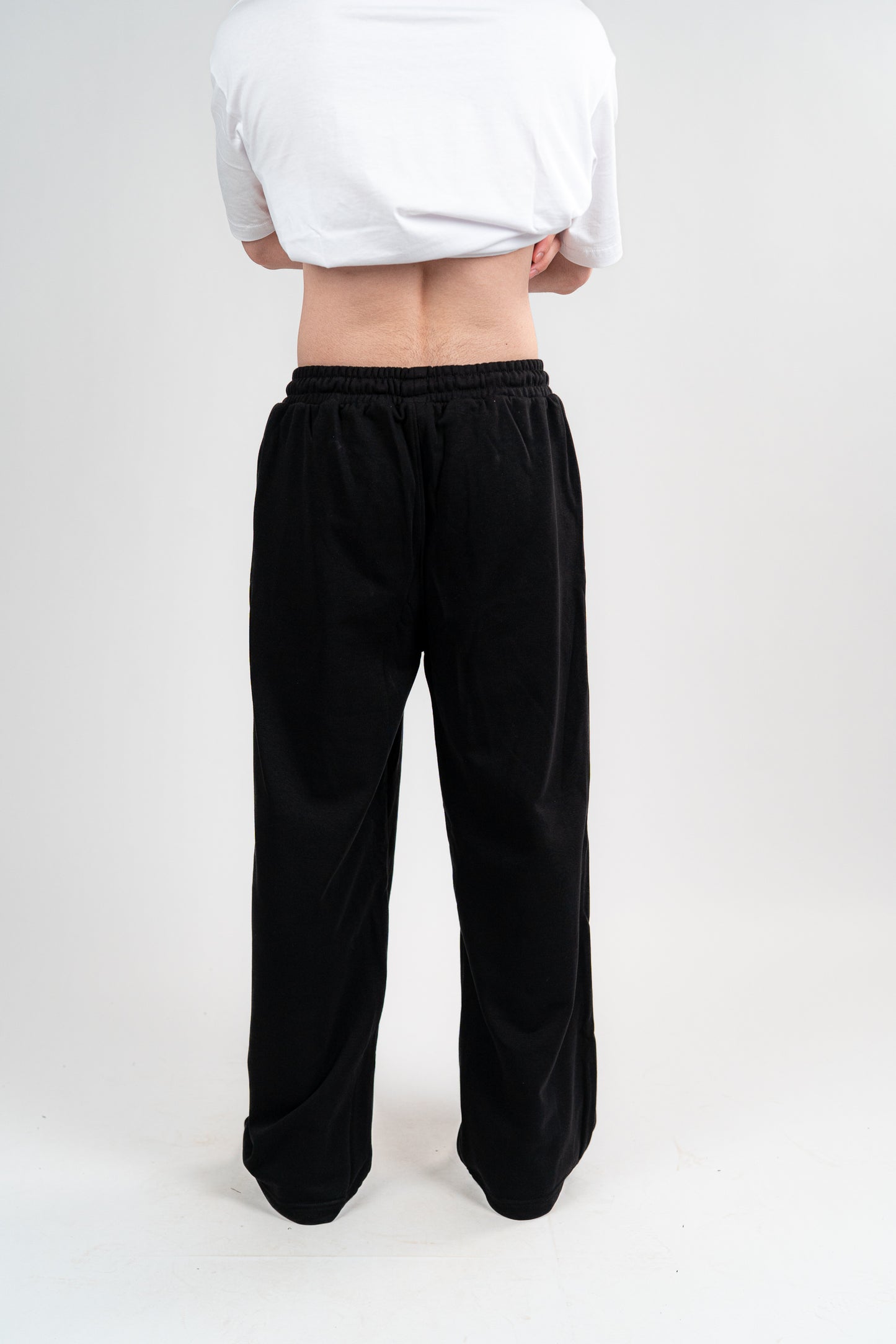 Black Sweatpants Unisex Loose Fit