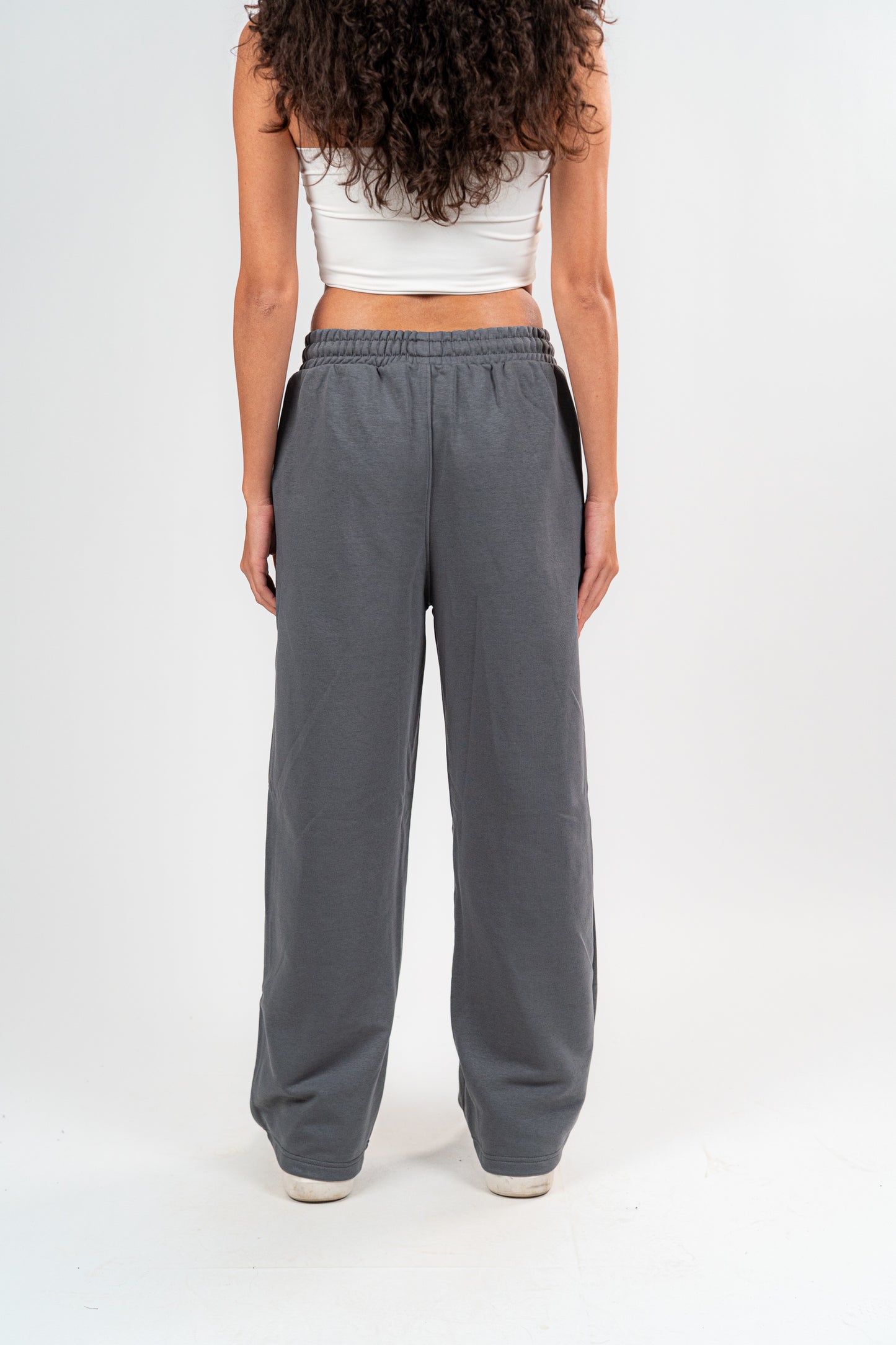 Dark Grey Sweatpants Unisex Loose Fit