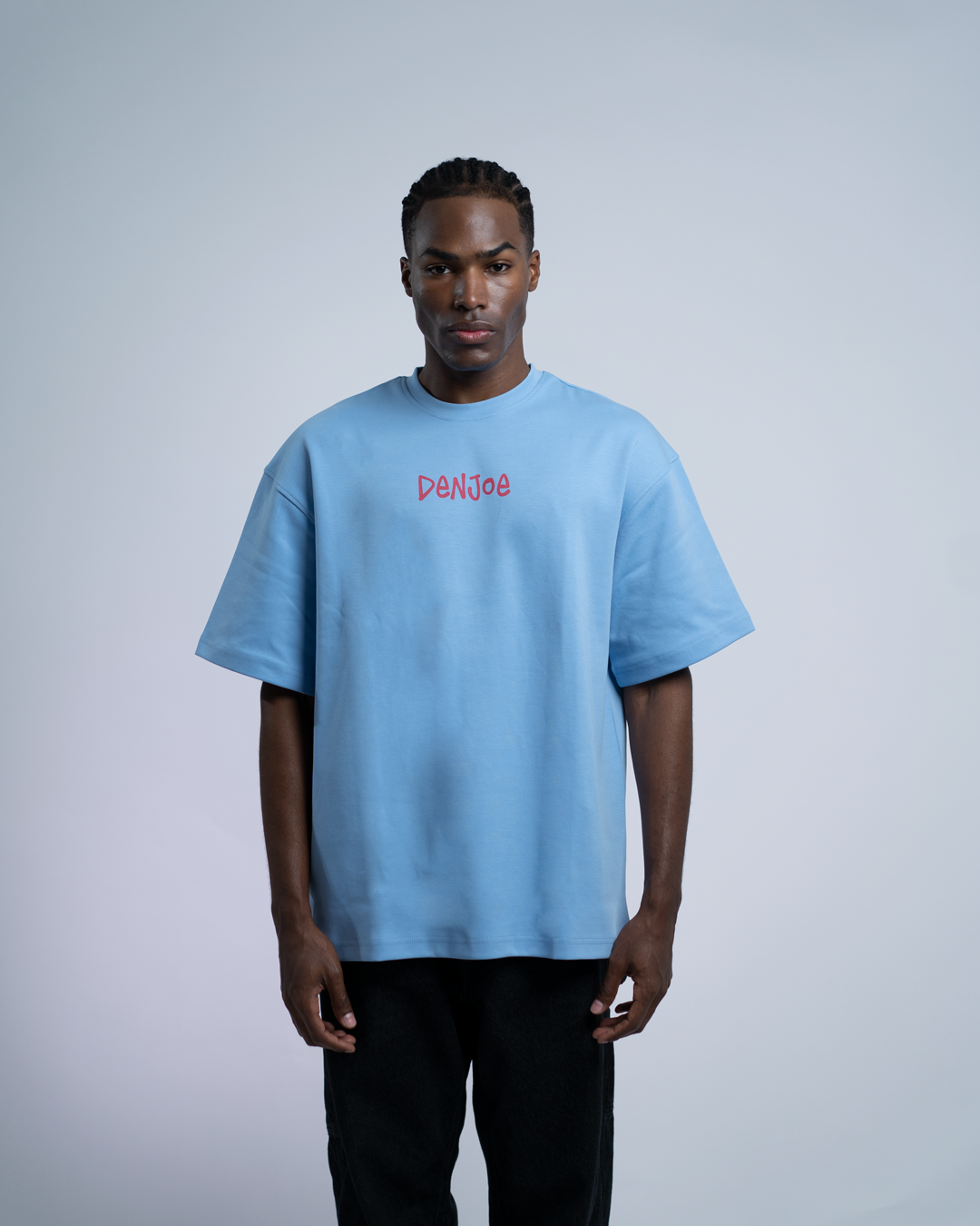 Uncle High OVERSIZED TEE - Baby Blue