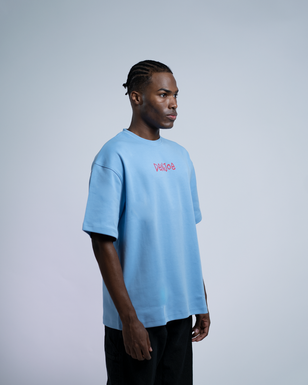Uncle High OVERSIZED TEE - Baby Blue