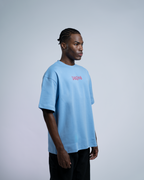 Uncle High OVERSIZED TEE - Baby Blue