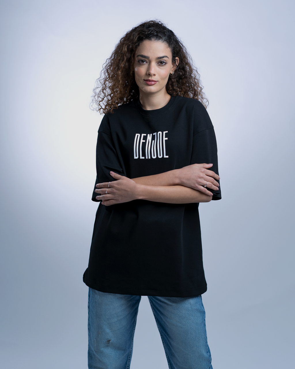 Cute Danger OVERSIZED TEE - Black