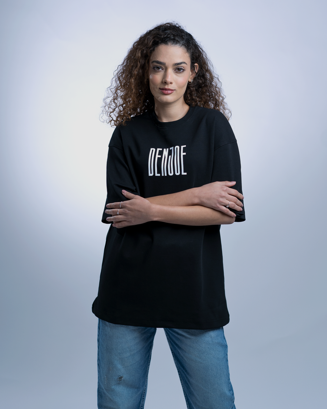 Cute Danger OVERSIZED TEE - Black