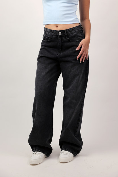 Super Baggy Fit Jeans - Black