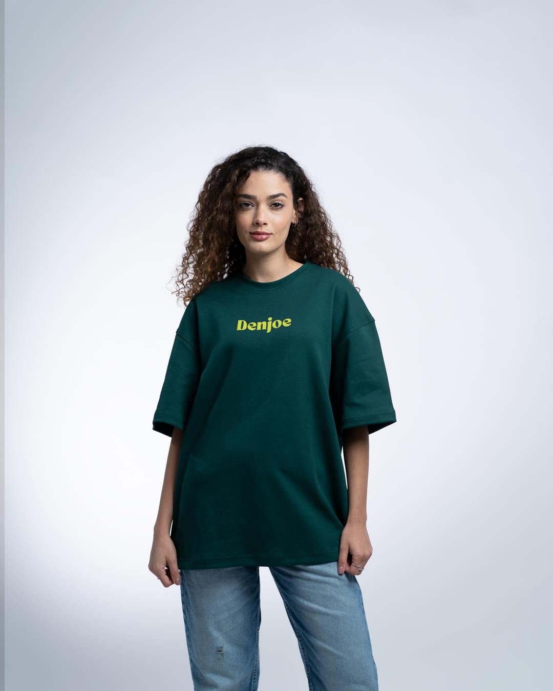 Future Flames OVERSIZED TEE - Dark Green
