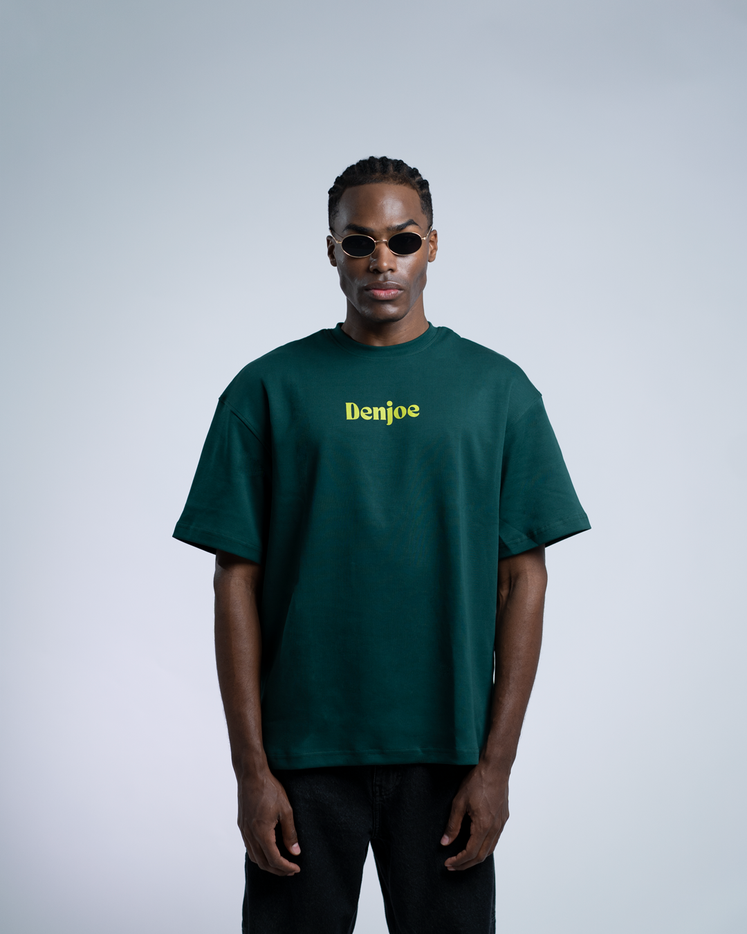 Future Flames OVERSIZED TEE - Dark Green