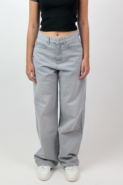Super Baggy Fit Jeans - Light Grey