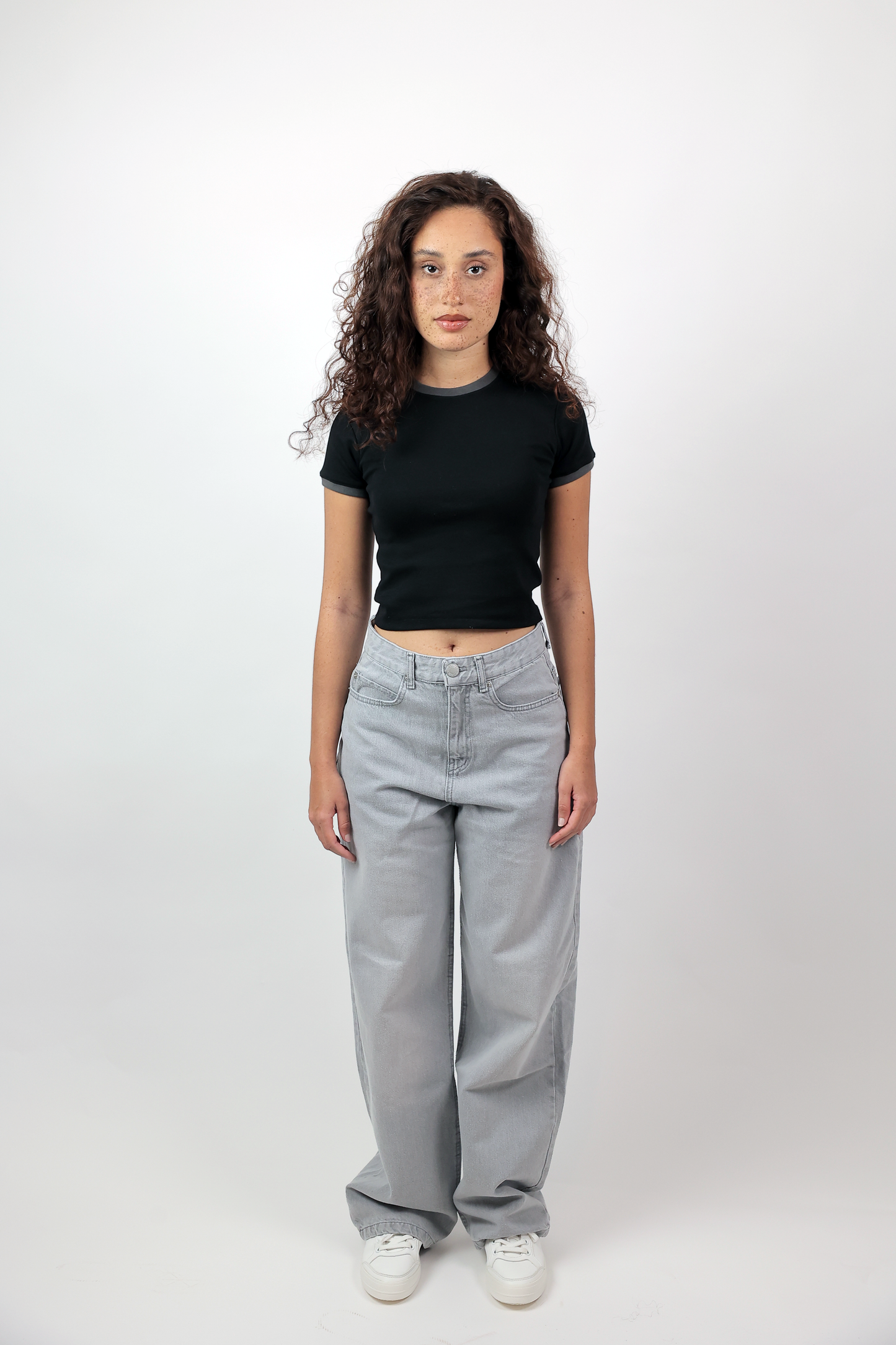 Super Baggy Fit Jeans - Light Grey