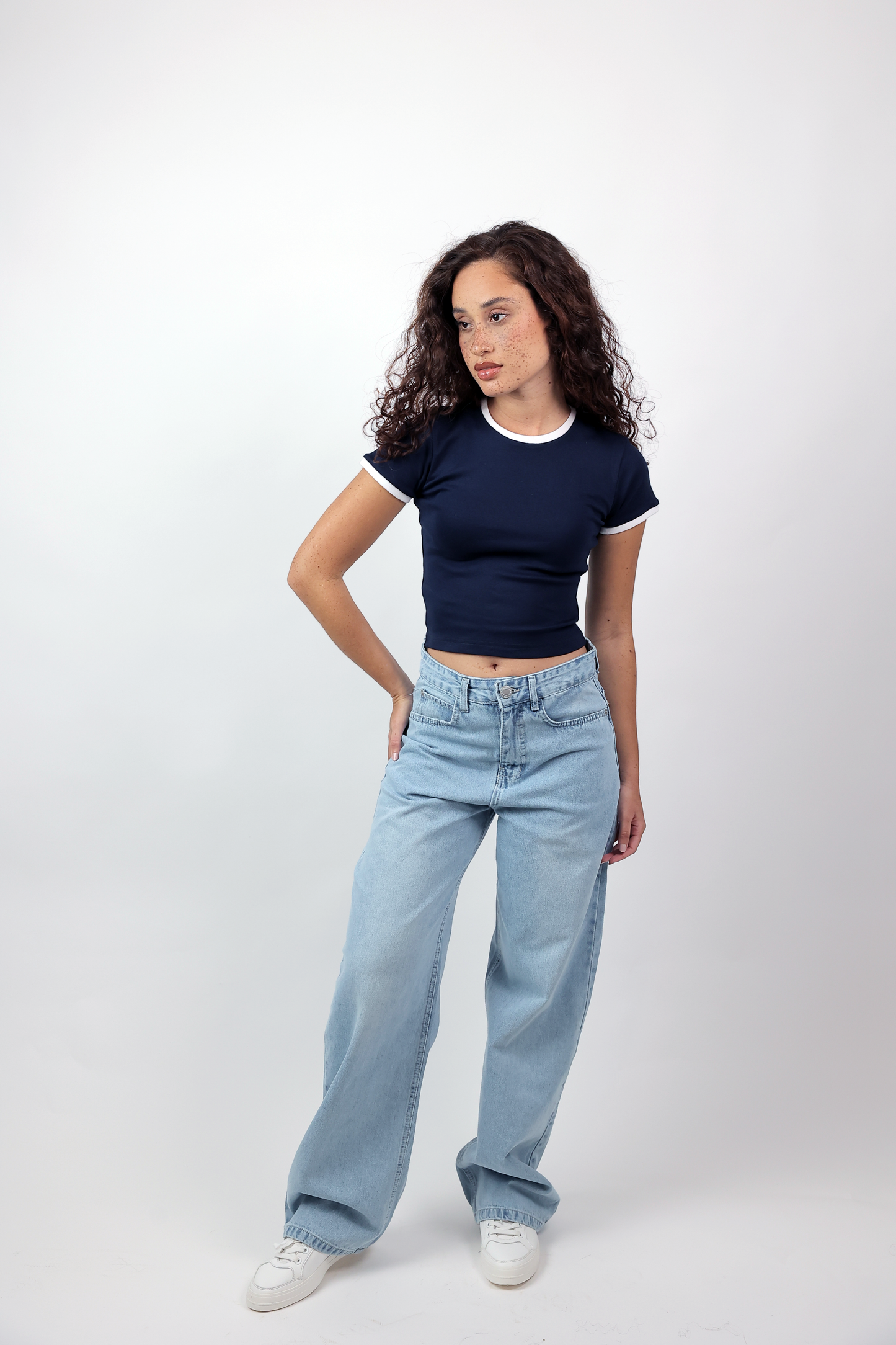 Super Baggy Fit Jeans - Sky Blue