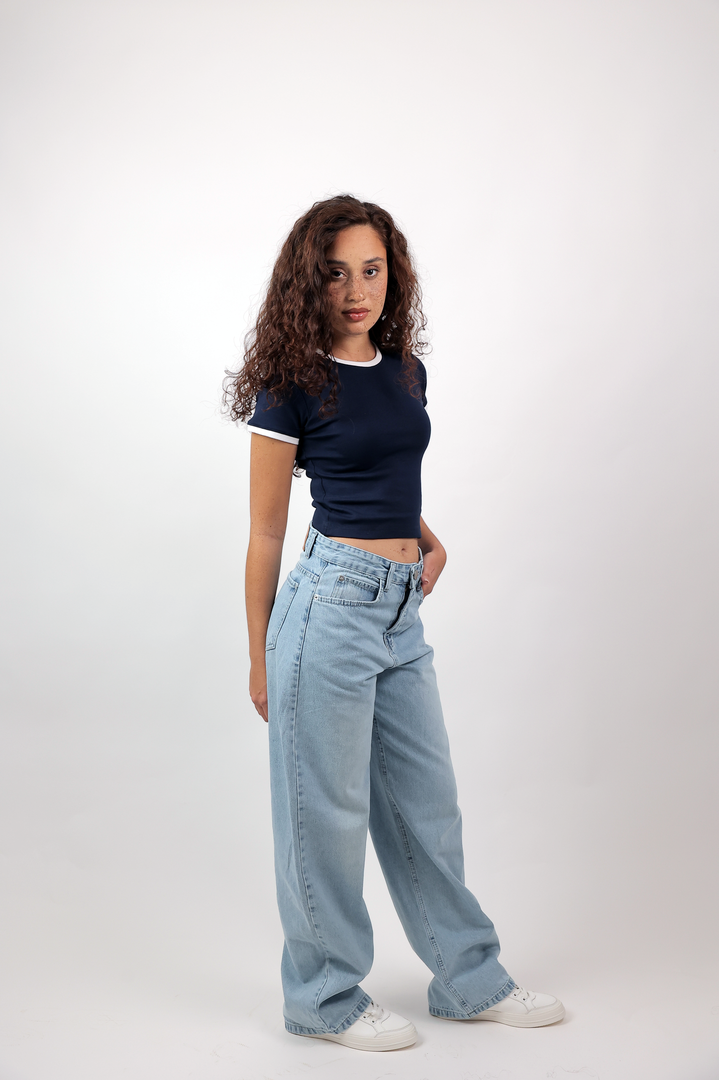 Super Baggy Fit Jeans - Sky Blue