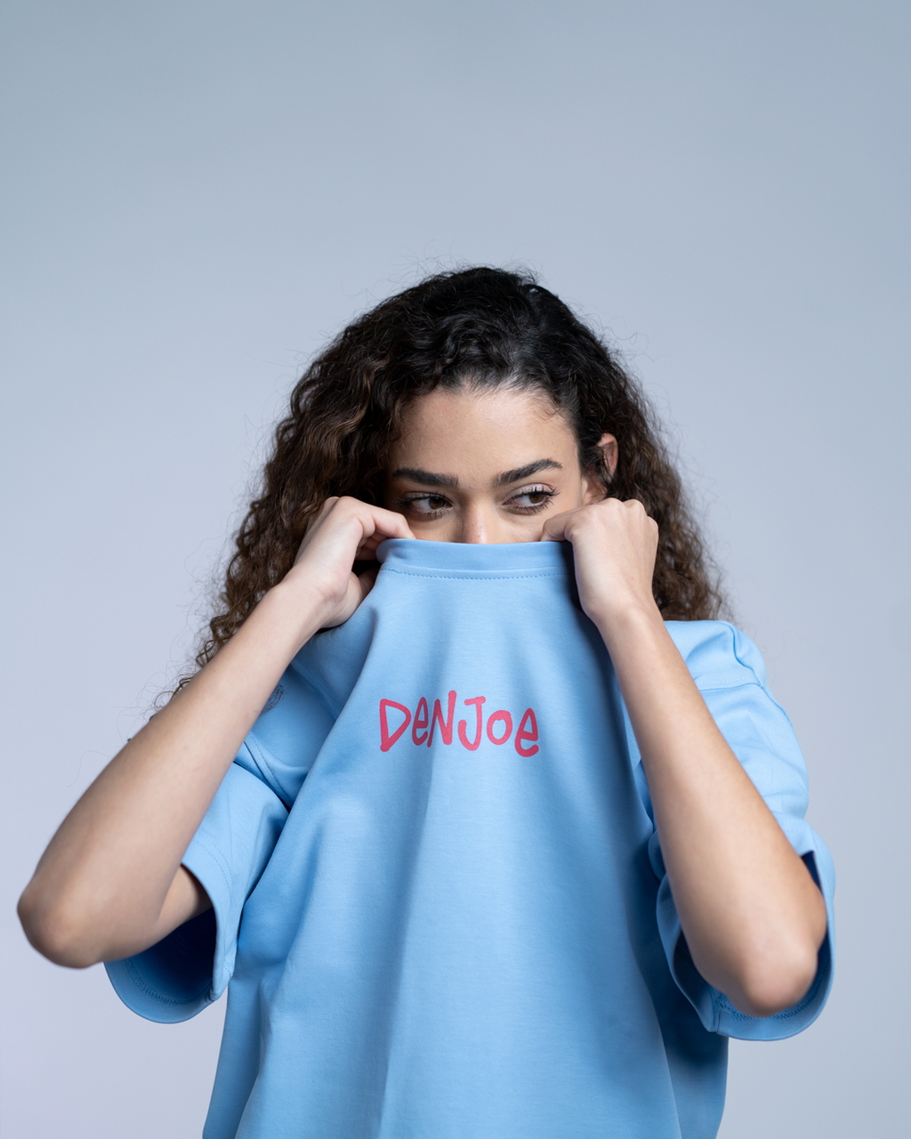 Uncle High OVERSIZED TEE - Baby Blue