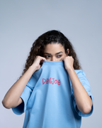Uncle High OVERSIZED TEE - Baby Blue
